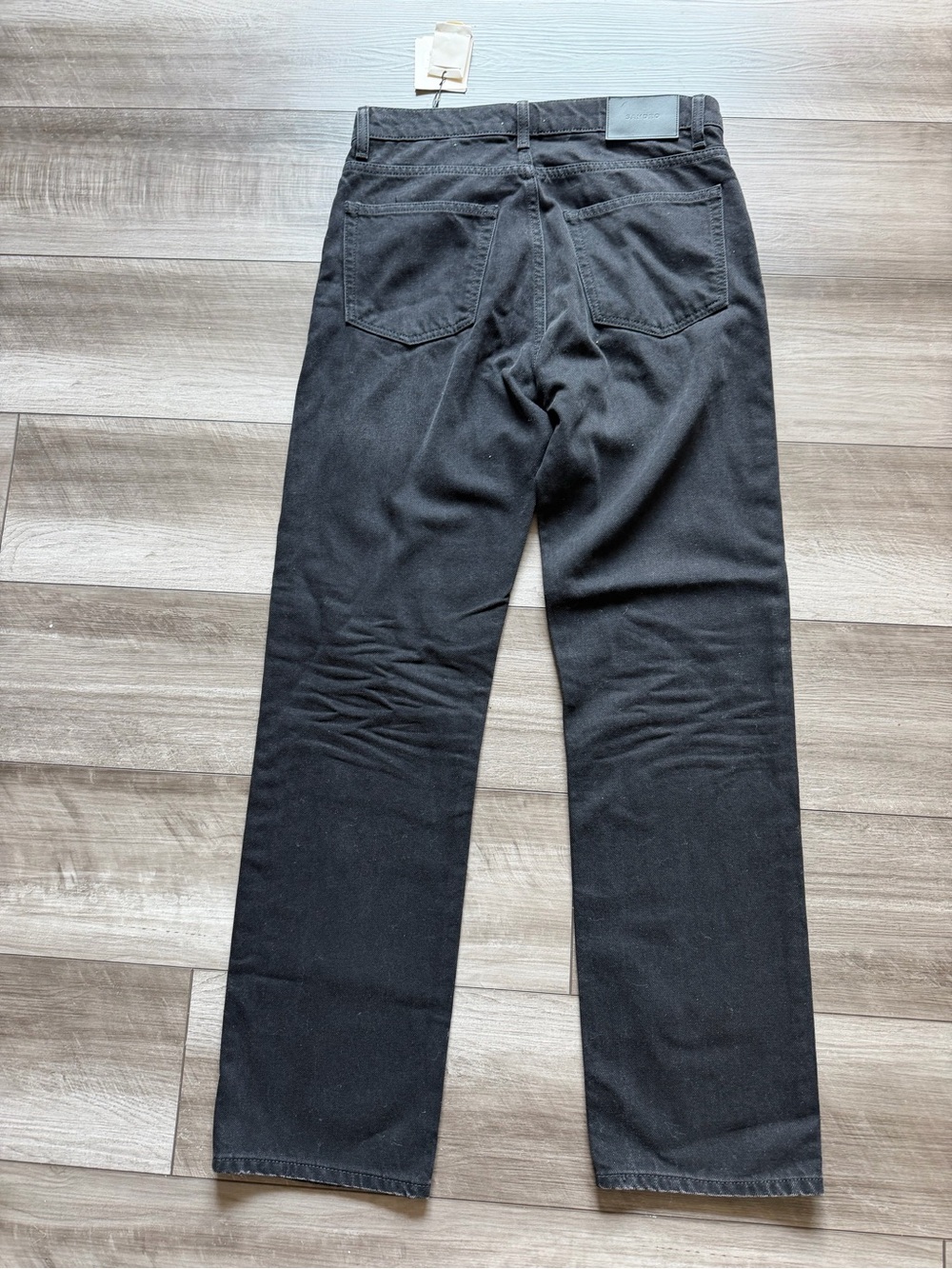SANDRO Black Straight Jeans 27 - Picture 3 of 8